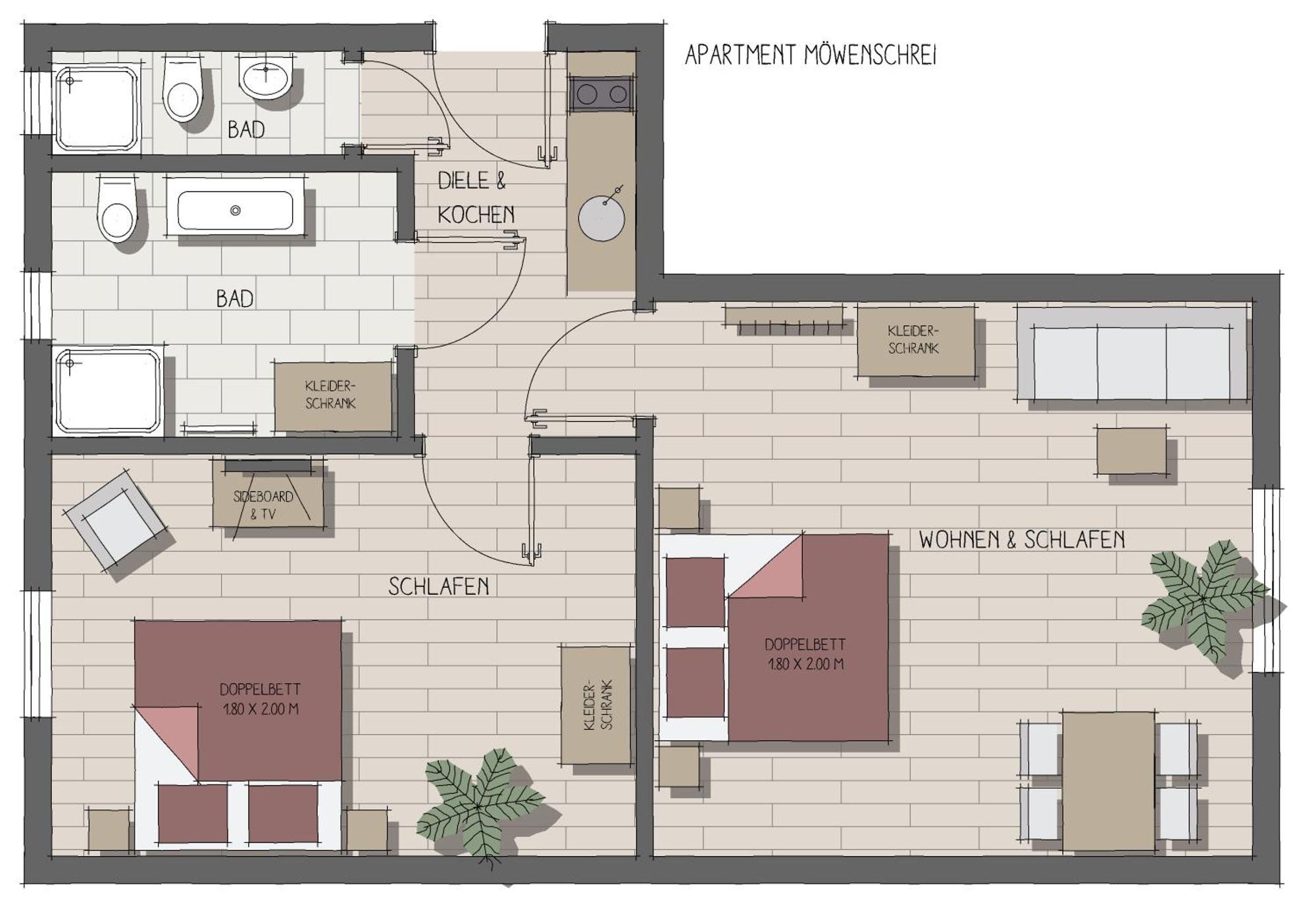 Apartmenthaus Moewenschrei Insel Poel Esterno foto